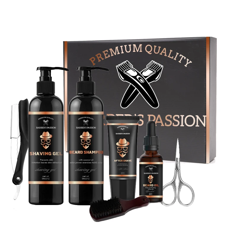BARBERPASSION Ideal Man Products Mens Beard Balm care Sets For Men Own Brand
