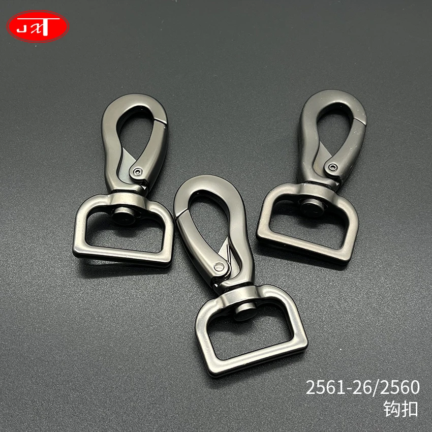 wholesale snap hook carabiner lanyard Zinc alloy Metal Swivel Hook for dog Leash Handbag lanyard