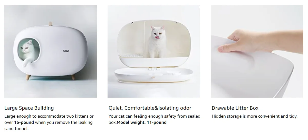 Comfortable Cat Litter Box Low Price Easy to Clean High Appearance Cat Toys