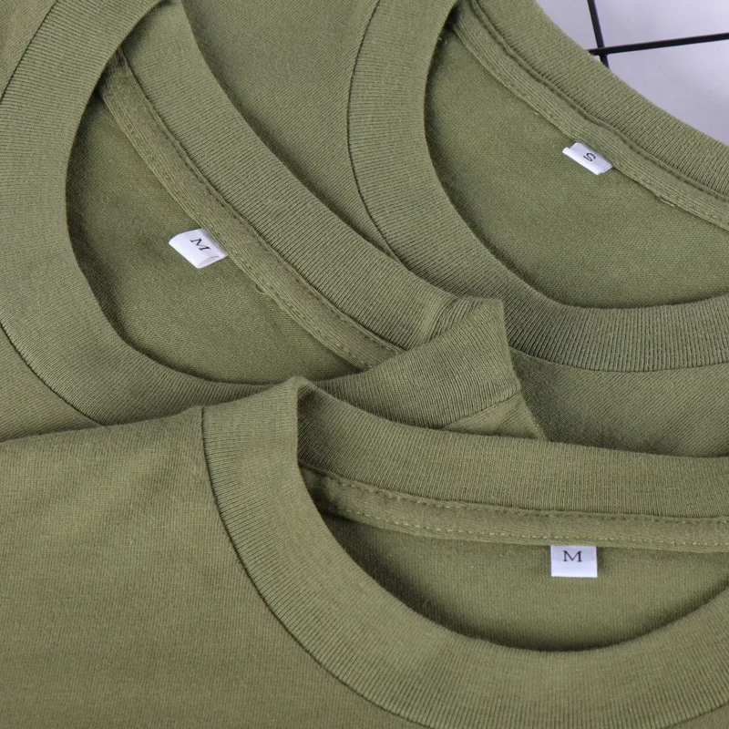 Wholesale Tubular Blank Thick T Shirts Heavy Weight Pre-shrunk Cotton T-shirt 100% Cotton Casual Printed Print Jersey Tee