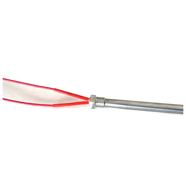 Threaded Stainless Steel 304 Sheath 9*200Mm 24V 220W Electric Resistance Cartridge Heater For Mold Heating