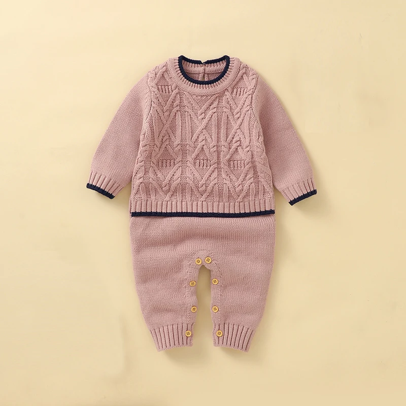 Costume For Babies Girl Outfit Knitted Jumpsuit Items Mother Kids Romper 0 To 12 Months Birth Thing New Born Boy Infant Overalls
