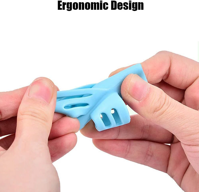 Xinyiart Pen Grips for Kids Handwriting for Preschool,Silicone Pencil Holder Pen Writing Aid Grip School Supplies for Kids