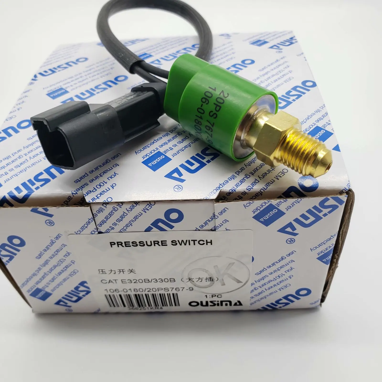 CAT 312B 320B 322B 325B Pressure Sensor 106-0180 1673466 20PS767-9