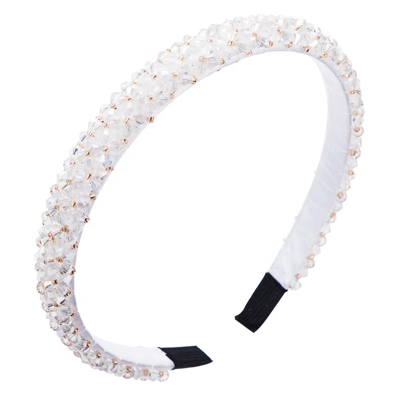 Sweet Crystal Beads Headband Women Hair Accessories