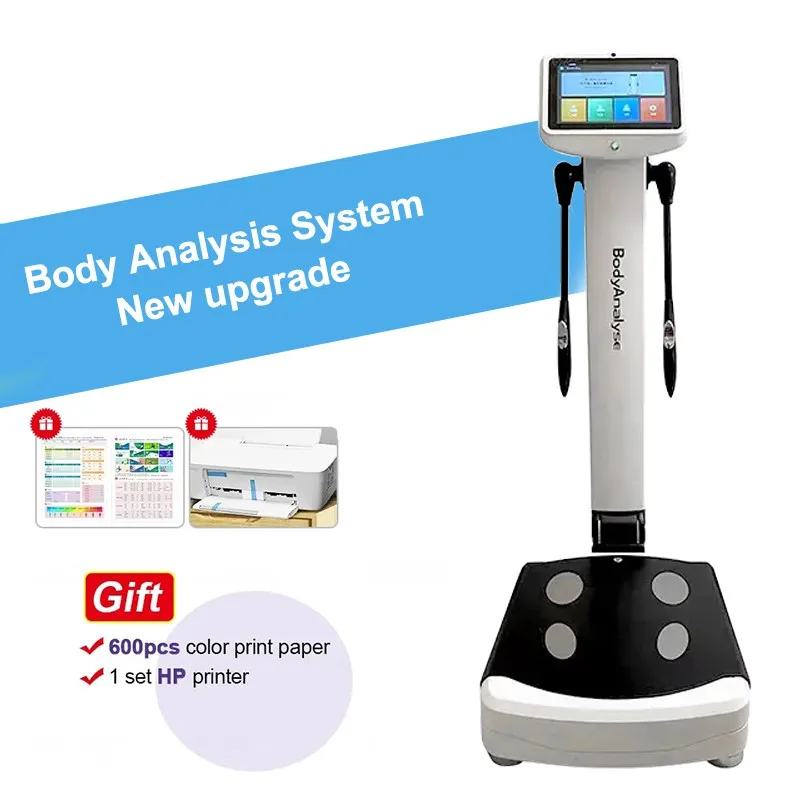 Health care body analyzer fat tester body composition analysis machine for gym