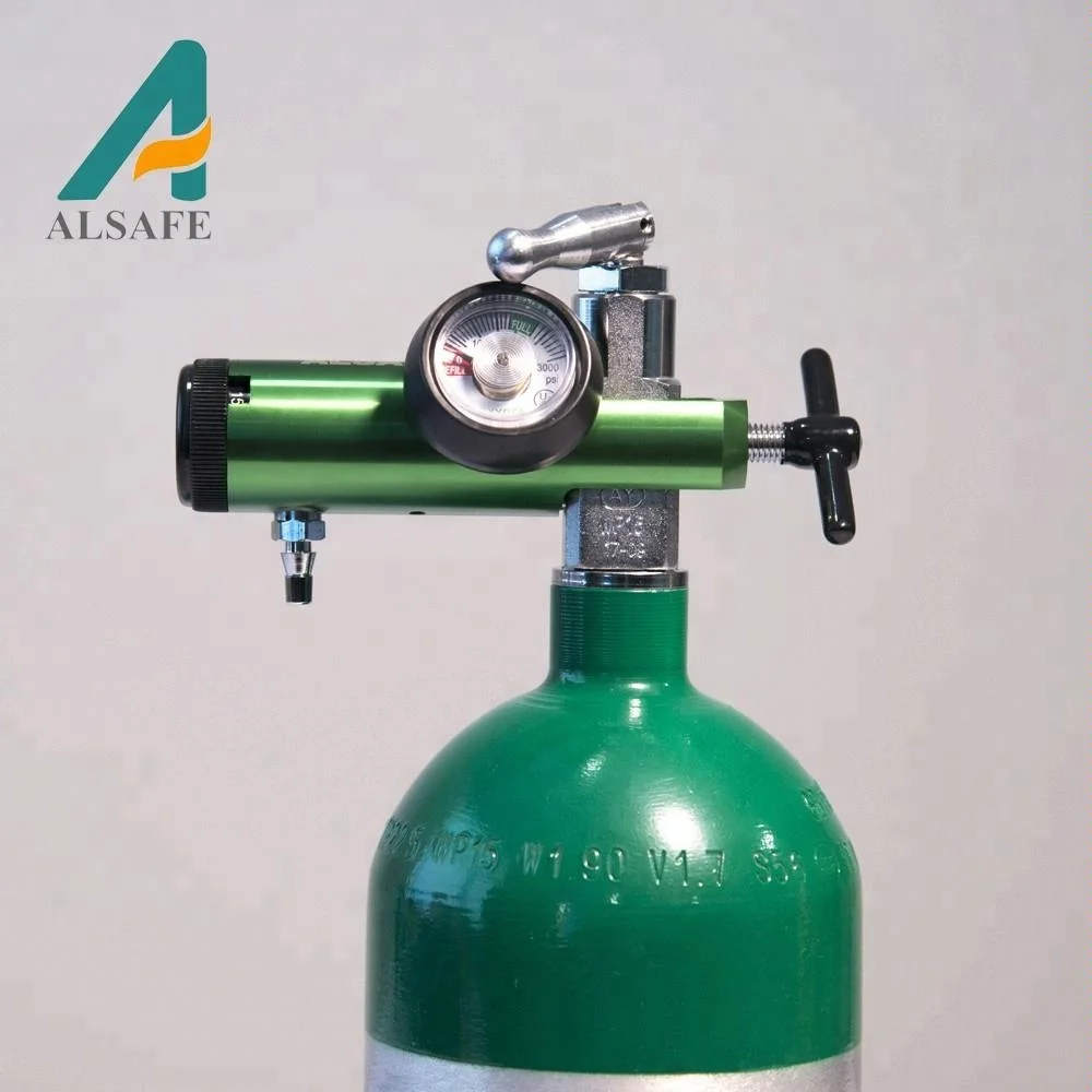 Alsafe high pressure mri COMPATIBLE cylinder D size medical oxygen cylinder