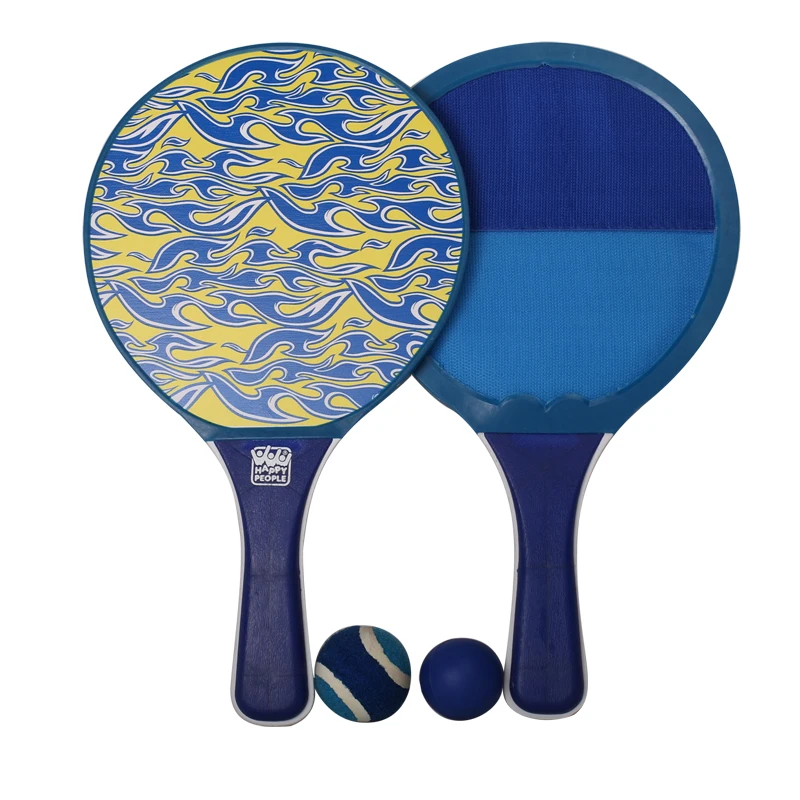 Cost effective Plastic rackets Catch Paddle 2 players Outside Game Toss Velcro-s Ball Perfect Beach Playground Sets