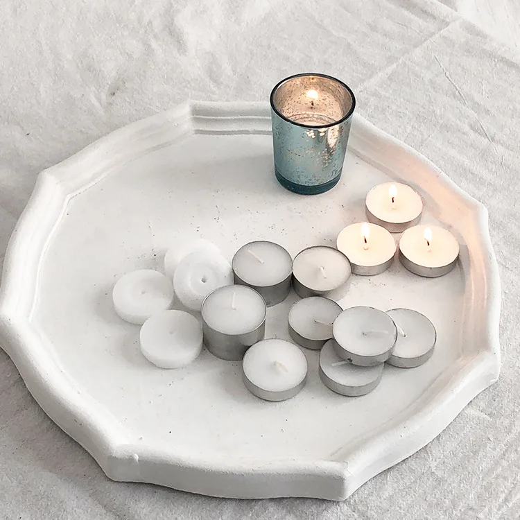 High Quality Mini Tealight Candles Paraffin Wax Round Shaped Aluminum Cup Tealight Candle