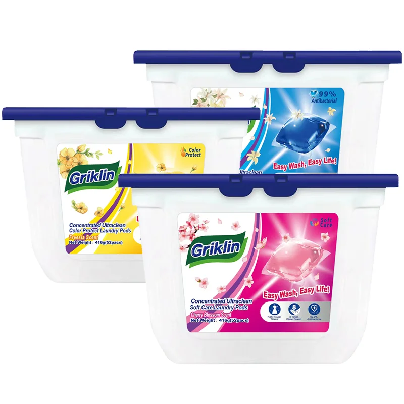 Wholesale Factory Price Super Cleaning products Colorful Laundry Pods for Washing Clothes Baby Laundry Pods