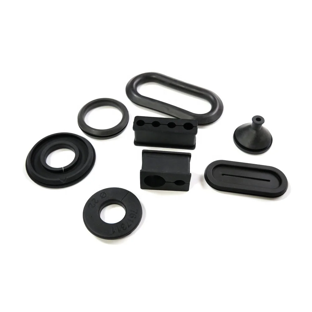 Custom  EPDM NBR CR NR FKM Silicone Rubber seal Grommet Gasket  Silicone Rubber Products