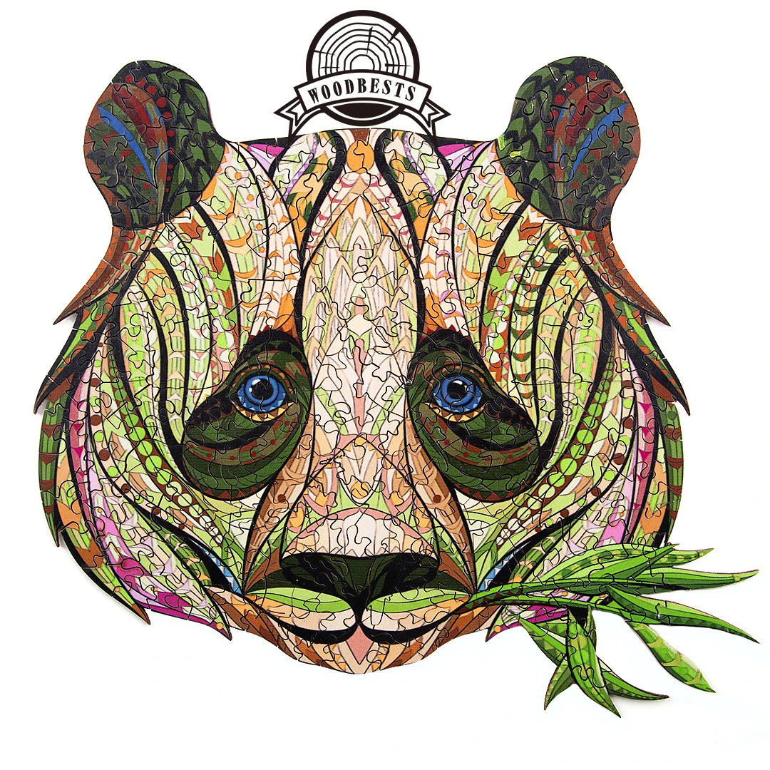 Wooden Puzzle Manufacturer in Panda Animal 3D Jigsaw Wooden Puzzle for Adults Kids Toy jigsaw for adult Teens Puzzle Gift