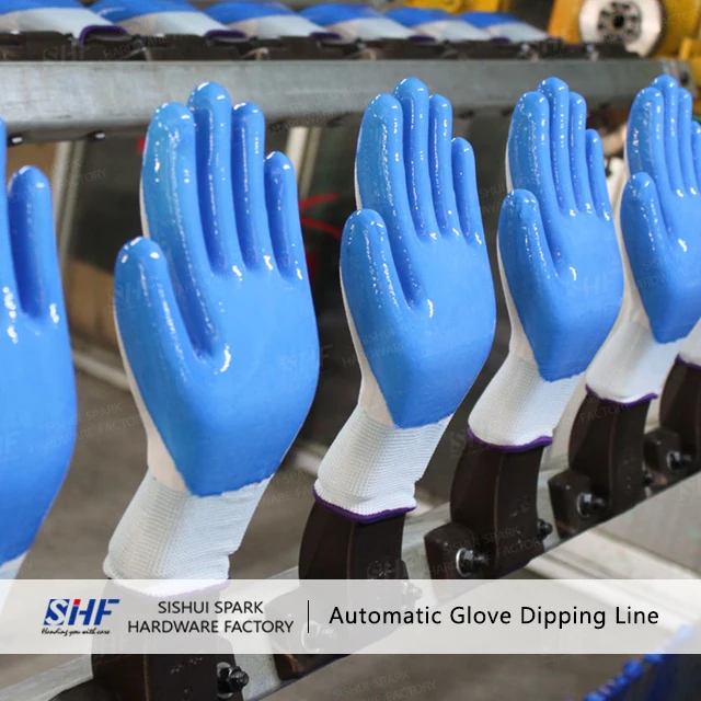 gloves dipping production line/safety glove making machine