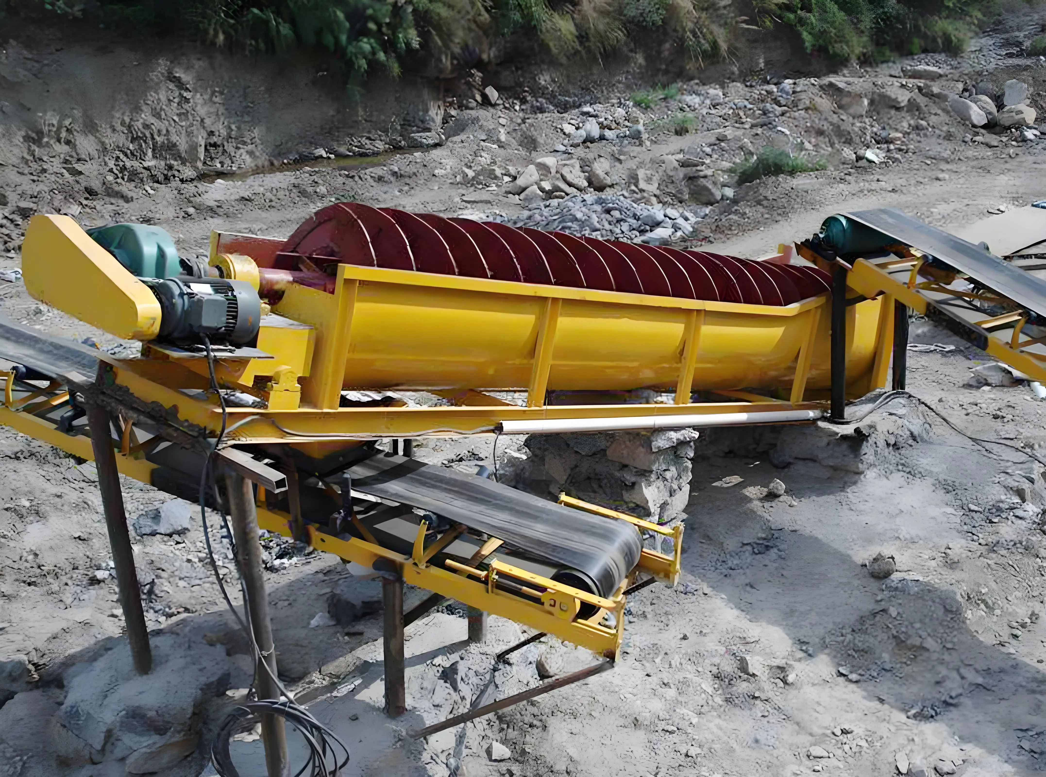 Small Energy Consumption High Efficiency And Favorable Price Sand Gravel Cleaning And Debris Removal Spiral Sand Washing Machine