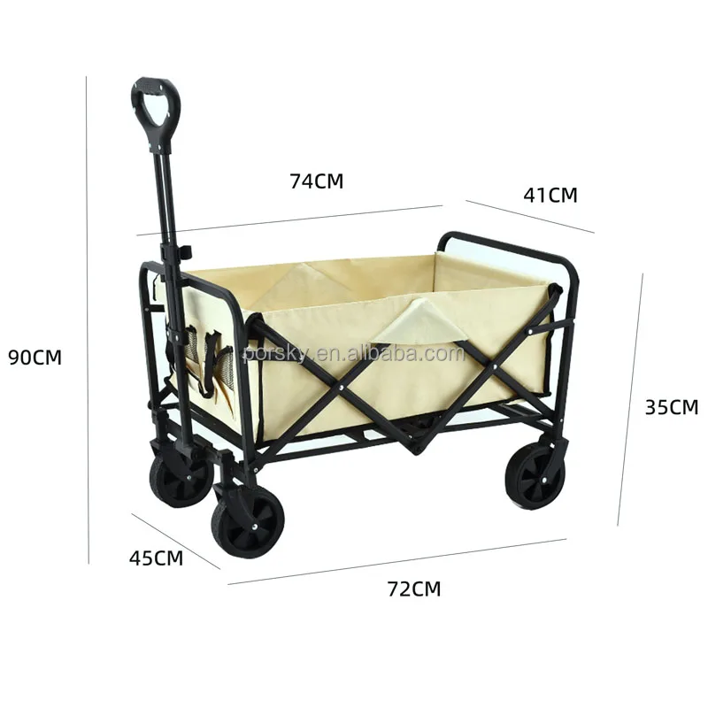 Wholesale Cheap Price camping portable trolley beach camping cart camping car wagon