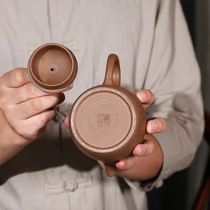 Handmade Classical Chinese Traditional Yixing Zisha Terracota Clay Teapot Set