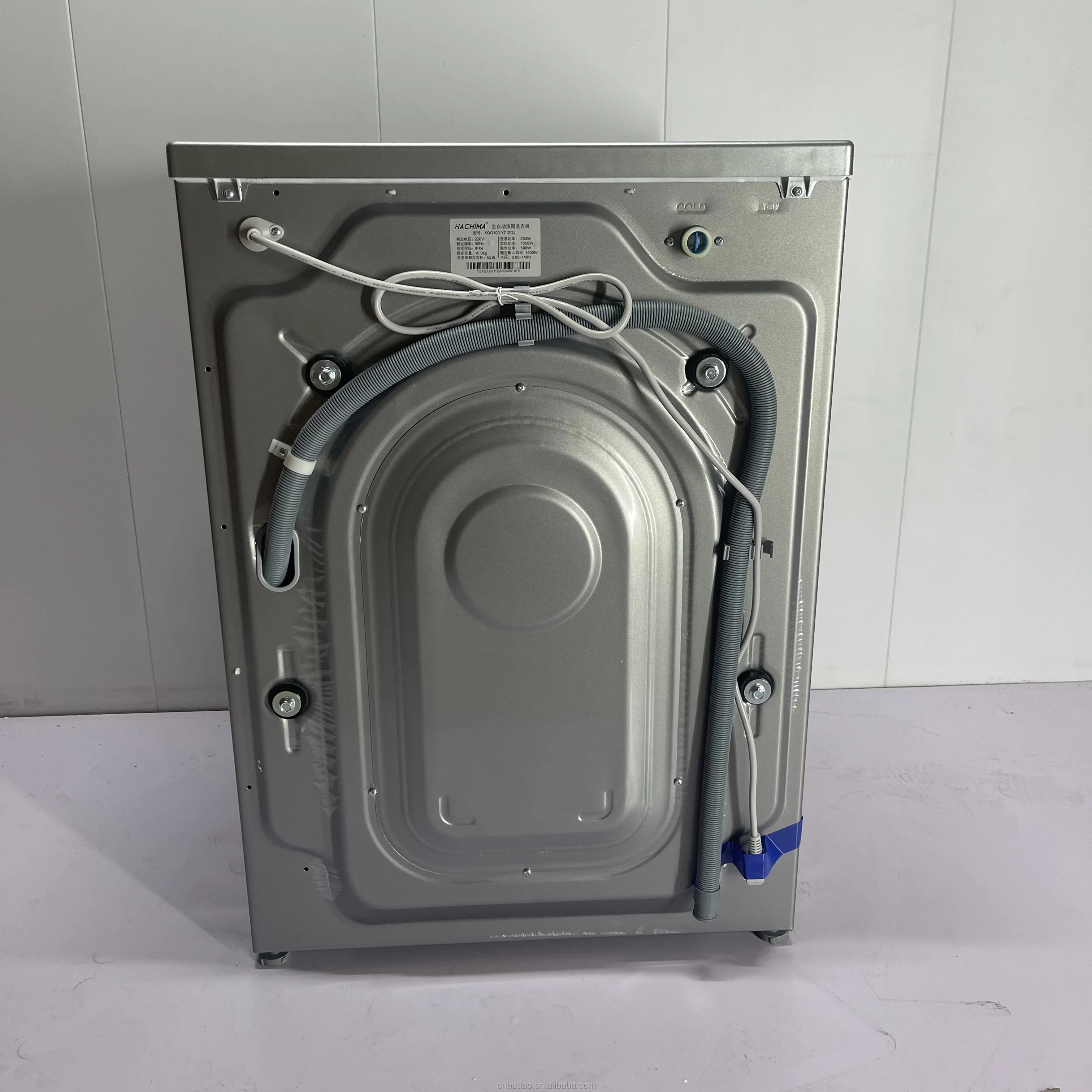 Household 10KG front loading washing machine fully automatic with inverter dryer wash clothes big capacity
