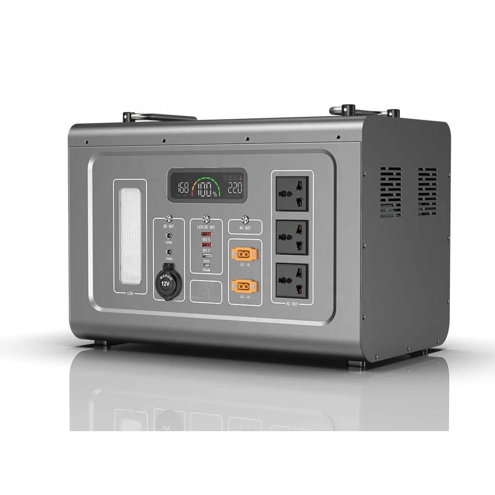 Sharmeal Power Supply Flashfish 1800W Solar Generator  Charging Battery Bank Professional Portable Power Stations for Home