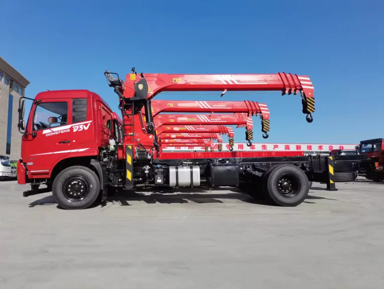 Горячая продажа 6 тонн SPS12500 Телескопический Автокран