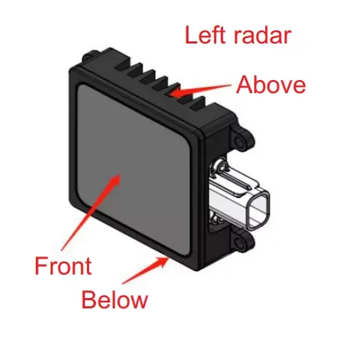 79GHz BSD Truck Microwave Radar Motion Sensor Universal Car Blind Spot Mirror BSM Radar Detection
