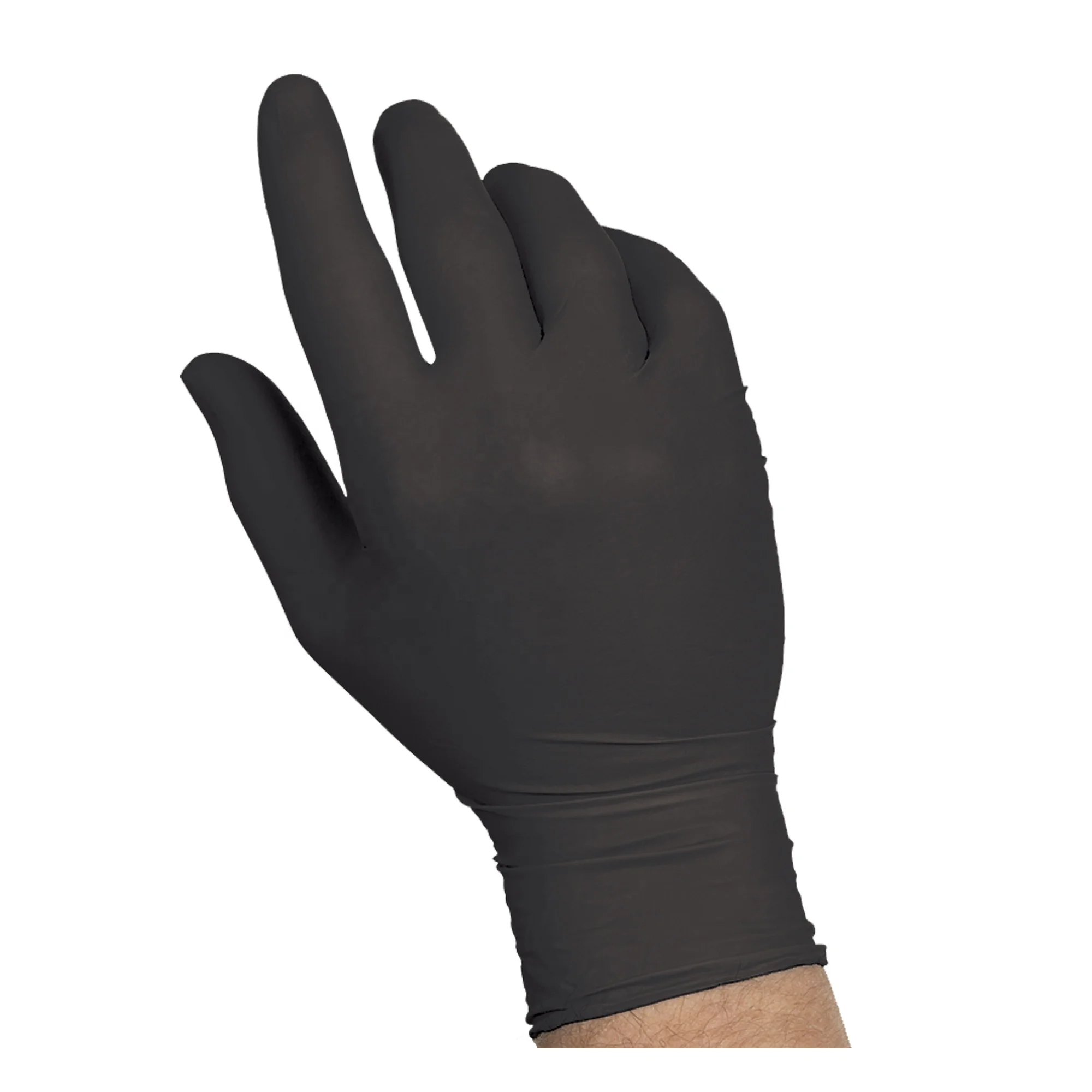 Wholesale Nitrile Gloves 9 Inches Barber Tattoo Shop Beauty Pink Glove Custom Box Powder Free Black Nitrile Gloves