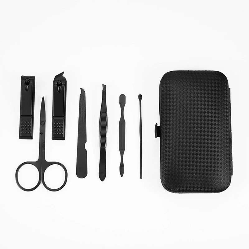 Professional Custom Beauty Tools Foot File Nail Clipper Pedicure Scissors Cutter Kit Mini Nail Care Products Salon Manicure Set
