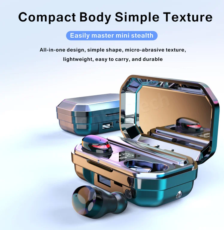 Promotional OEM M15 In Ear BT Headphones Gaming Headset True Wireless Stereo Earphone for TWS