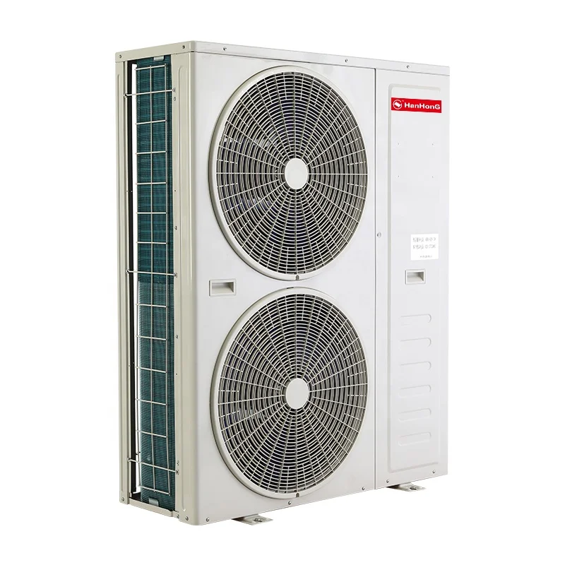 6P боковой выдувной EVI высокотемпературный тепловой насос для наружных больших и маленьких бассейнов 18,5 кВт Воздушный водяной тепловой насос