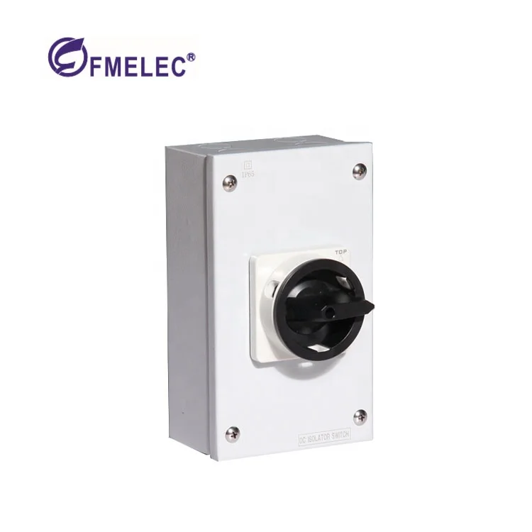 
IP66 Metal Enclosure 1200V Solar DC Isolator Switch 