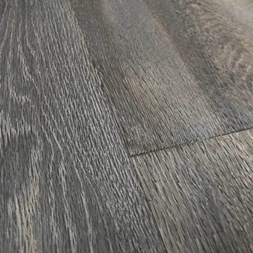 White And Grey Color Russia Oak Rustic Engineered Timber Wood Flooring
