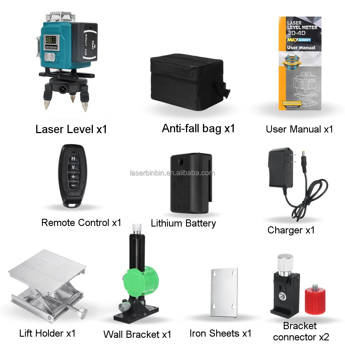 4d 16 lines green 90 degree laser level right angle measurement cheap prices
