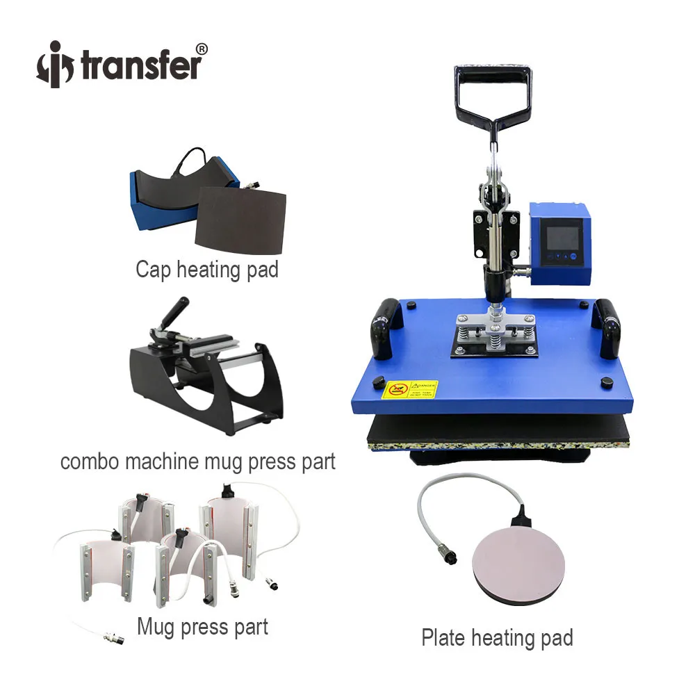 Машина для теплопередачи 8 в 1 печатная машина для футболок машина для печати кружек