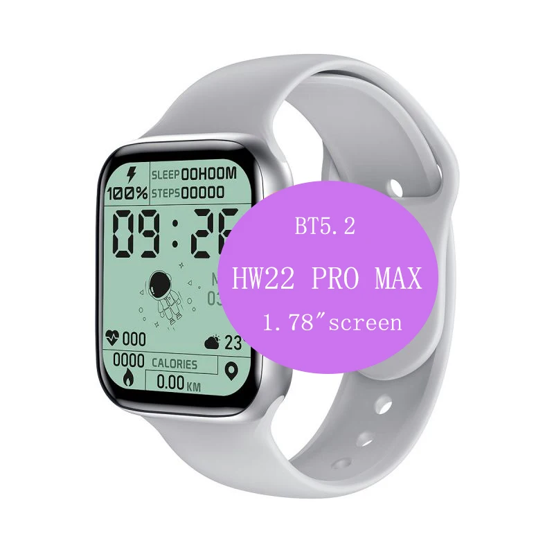 2022 Sport Wireless Charger BLE 5.2 Smartwatch IWO 13 Serie 7 Reloj Smart Watch HW22 Pro Max