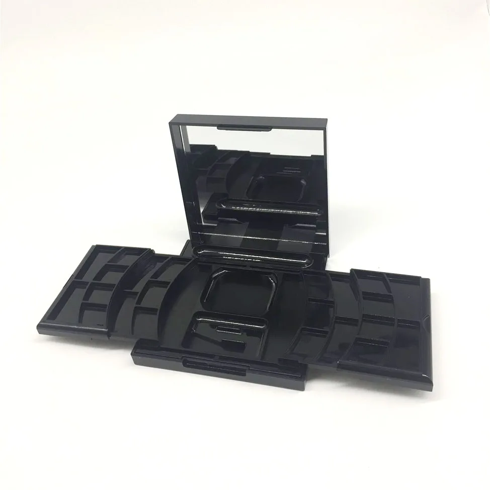 
Multi-functional cosmetic palette empty eyeshadow palette case powder compact Wholesale Private Label with mirror makeup sets 