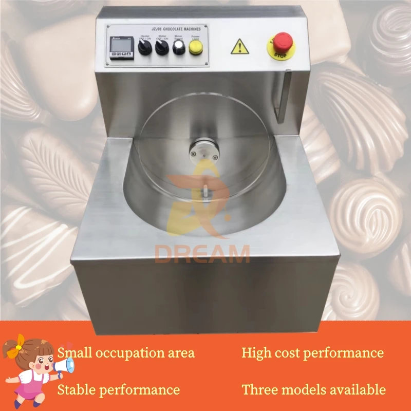Automatic 8/15/30 Kg Small Chocolate Making Machine Mini Chocolate Melting Machine Small Chocolate Mtempering Machinery