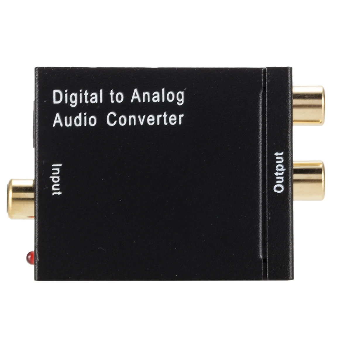 Digital Optical Coax Coaxial Toslink to Analog RCA L/R Audio Converter