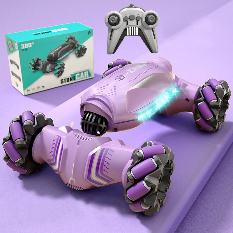 Cross border Kids climbing Double Sided Remote control stunt RC car Hand Watch Gesture Sensing Twist car Toy