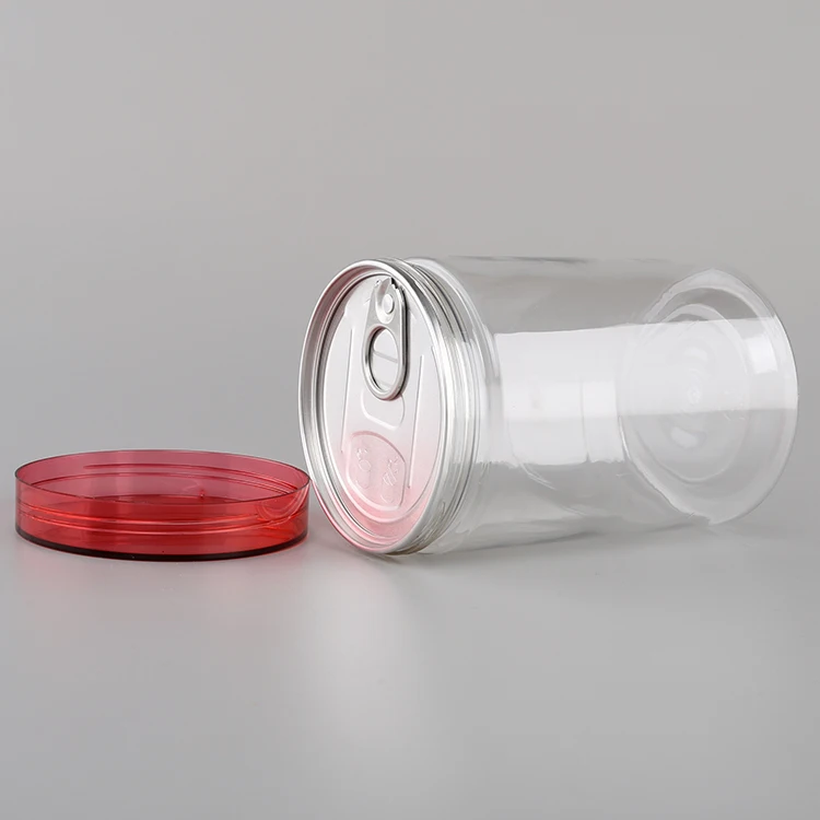 Best price vegetable containers airtight pet plastic bpa free canning jar packaging bottle can
