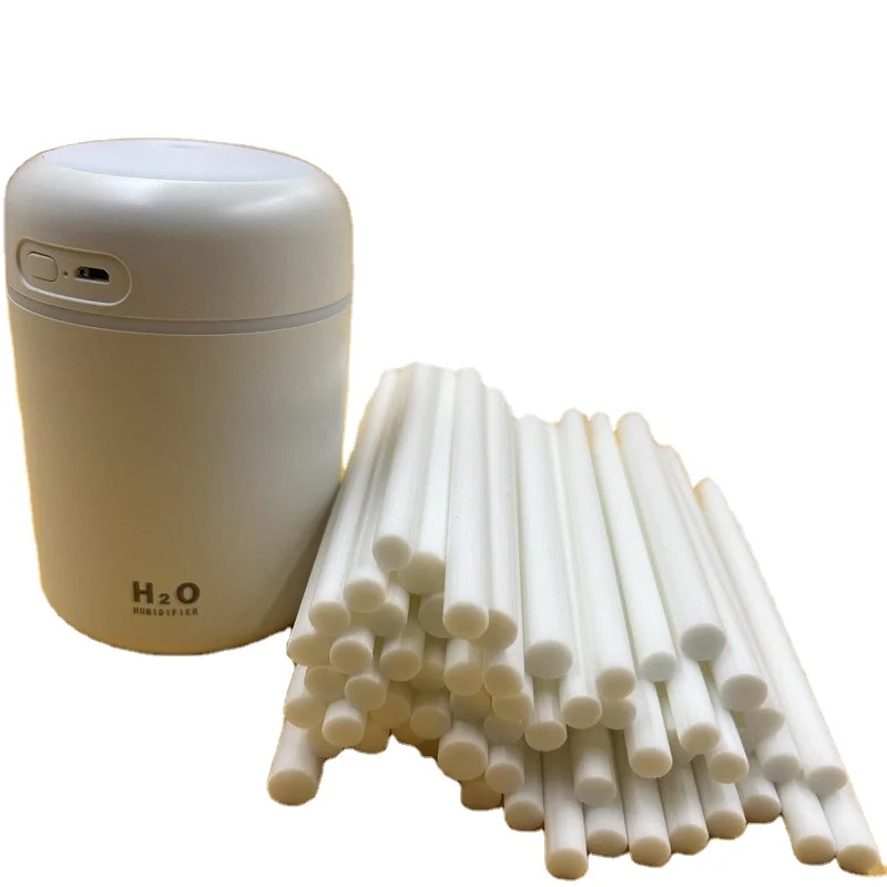 PET Adhesive-Free 9mm Diameter Fiber Reed Diffuser Sticks Eco-Friendly Perfume & Humidifier Cotton Wick Absorbent Stick