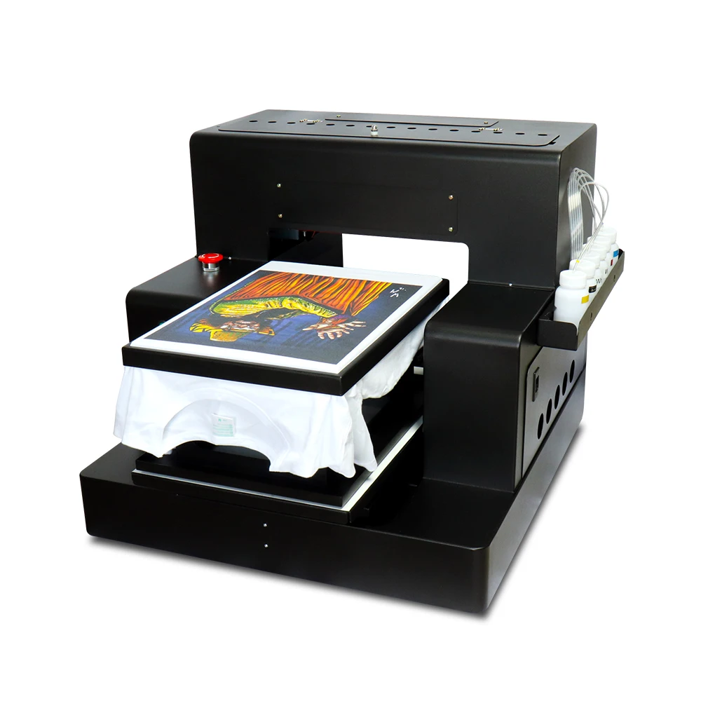 Автоматическая машина для изготовления сумок и футболок, принтер A3 dtg, печать одежды, обуви, сумок, джинсов