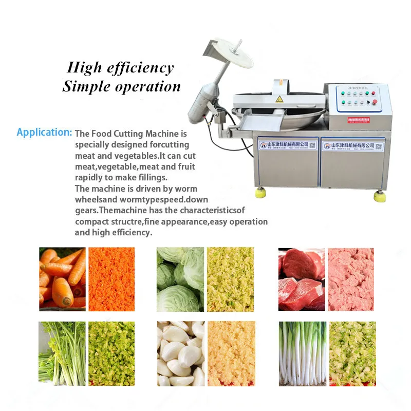 Bowl Chopper Cutter/ Vegetable Meat Vacuum Chopper Mixer