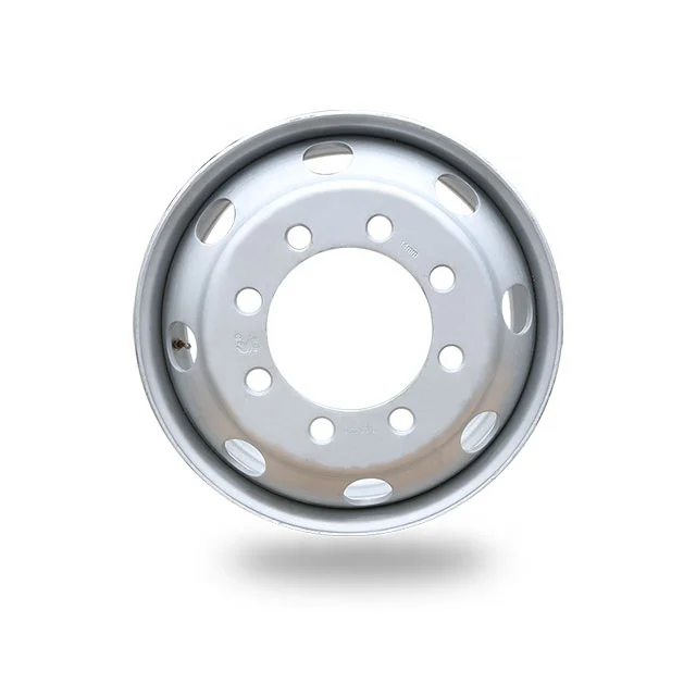 China Factory Wholesale 22.5 Inch 22.5x7.5 Demountable Truck Steel Wheel Rim For Heavy Duty Truck Size 11r22.5