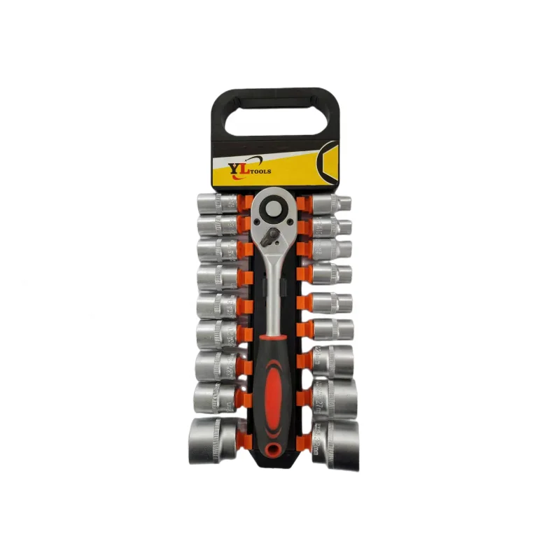 YL OEM or ODM High quality Hexagon Socket And Ratchet Set 19 PC