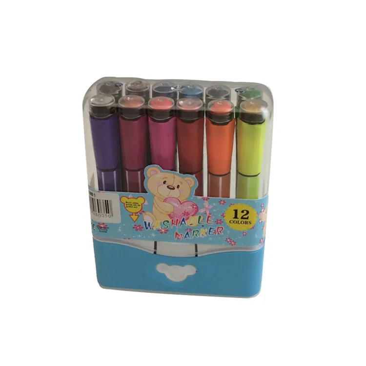 low cheap price kids drawing water ink washable color pen