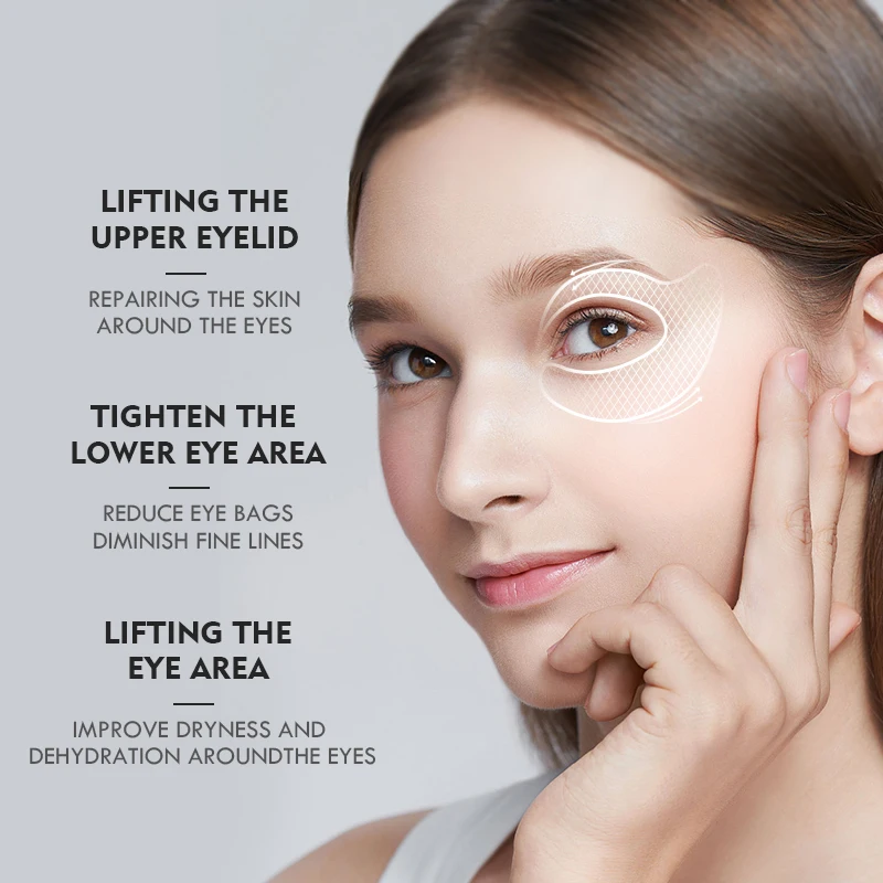 Pudaier Wholesale Seaweed Eye Mask with Collagen Anti-Aging Skincare Under Eye Gel Patches Lighten Eye Lines Private Label