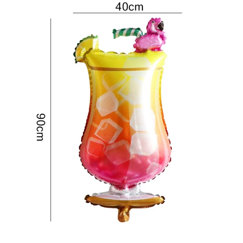 18 inch Jumbo Flamingo Foil Balloons Party Decoration Hawaiian Themed Tropical Summer Beach Pool Wedding Birthday Party Favors