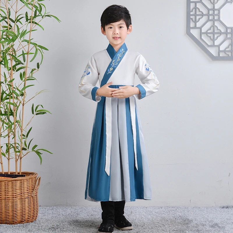 Традиционное платье для выступлений на день ребенка Guoxue Hanfu Sanzijing Dizigui