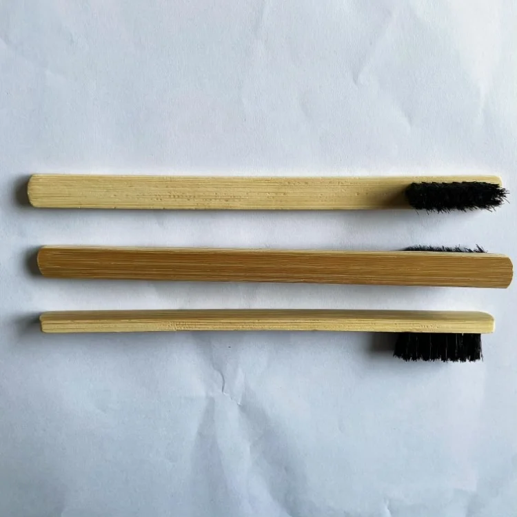 Luxury Long Handle Leather Shoe Oil Cream Dipping Dauber Cleaning Brush Bamboo Wood
