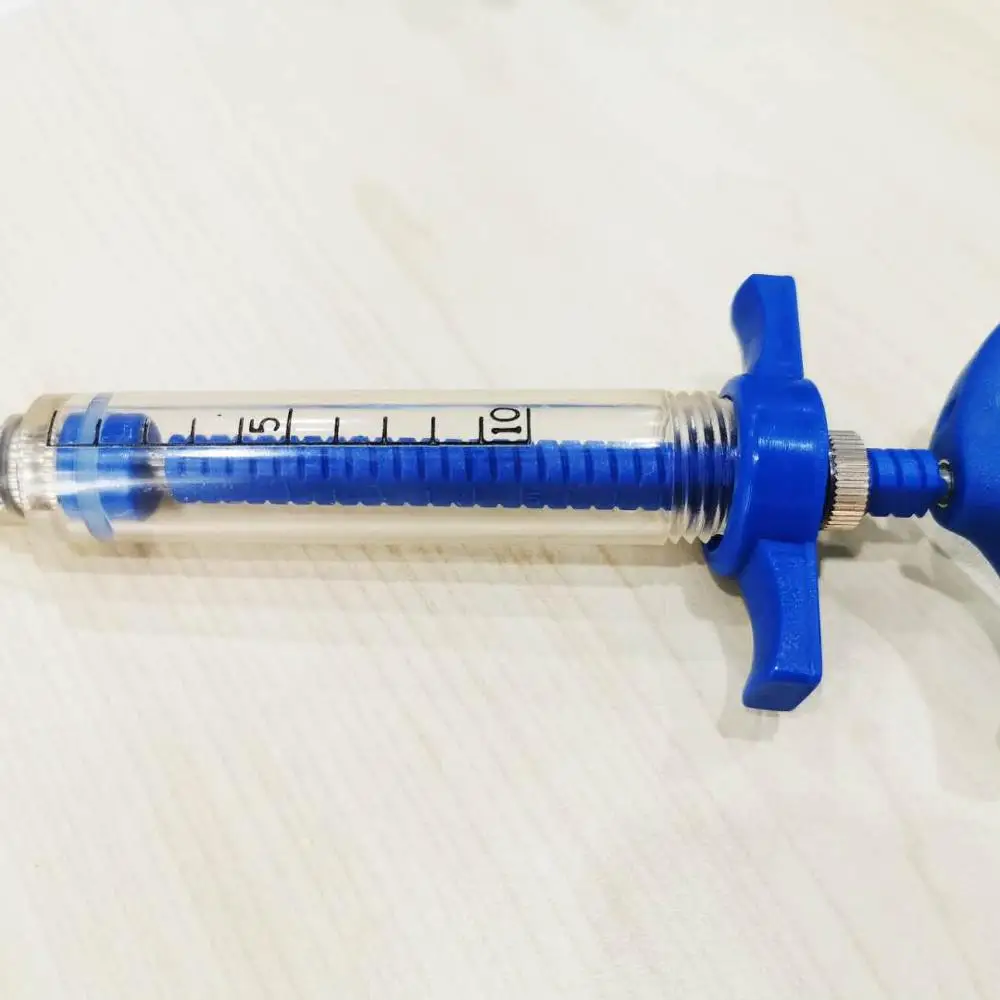 10ML, 20ML, 30ML, 50ML CuiZhong Factory Price TPX Plastic Steel  Adjustable Veterinary Syringe with Printing