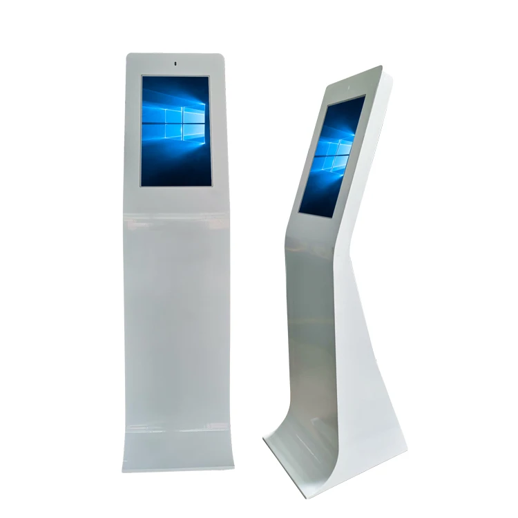 21.5inch Capacitive G+G with camera all in One Window10 OS PC digital Touch screen floor stand LCD advertising signage kiosk